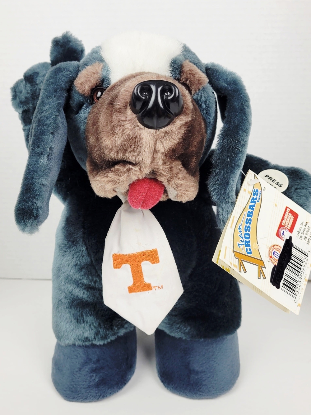 Vtg~Tennessee Volunteers Musical Mascot Smokey Plush~Fight Song Rocky Top 11"